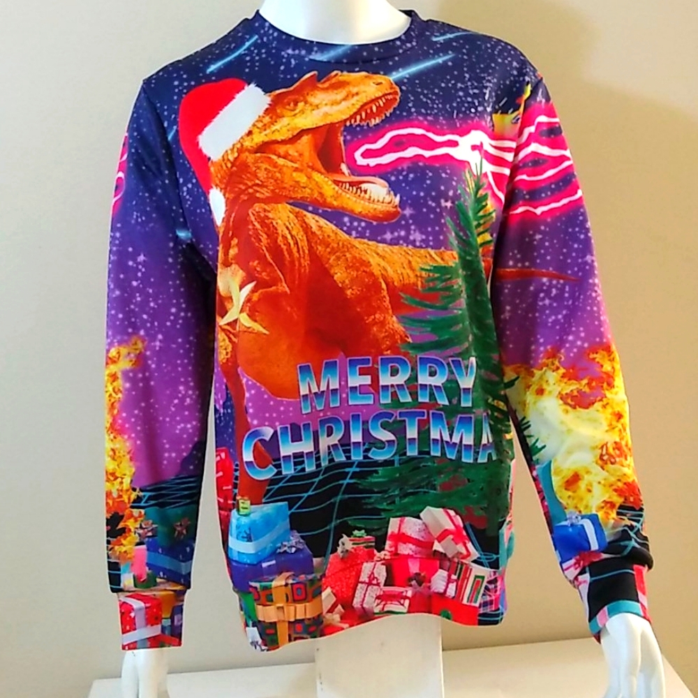 The T-Rex Stole Christmas Shirt